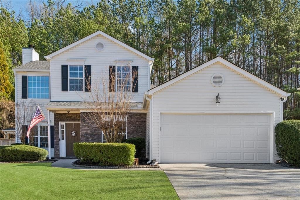 3 bedroom, 3 bathroom single family residence sold at 5785 STEPHENS MILL Drive, Sugar Hill, GA 30518
