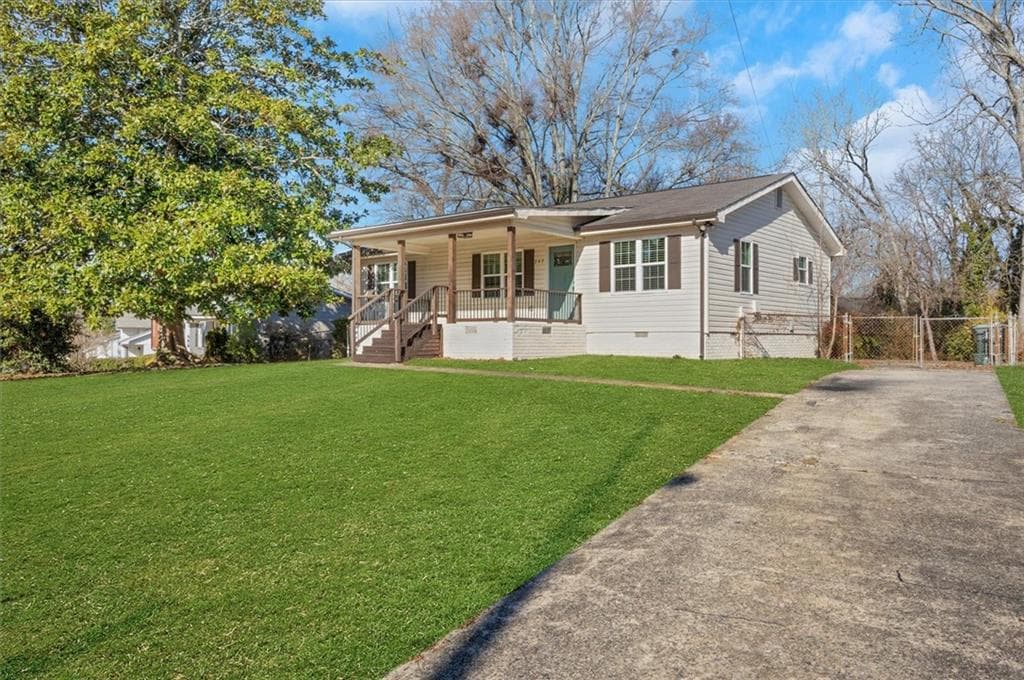 3 bedroom, 2 bathroom single family residence sold at 247 Fowler Circle, Marietta, GA 30060