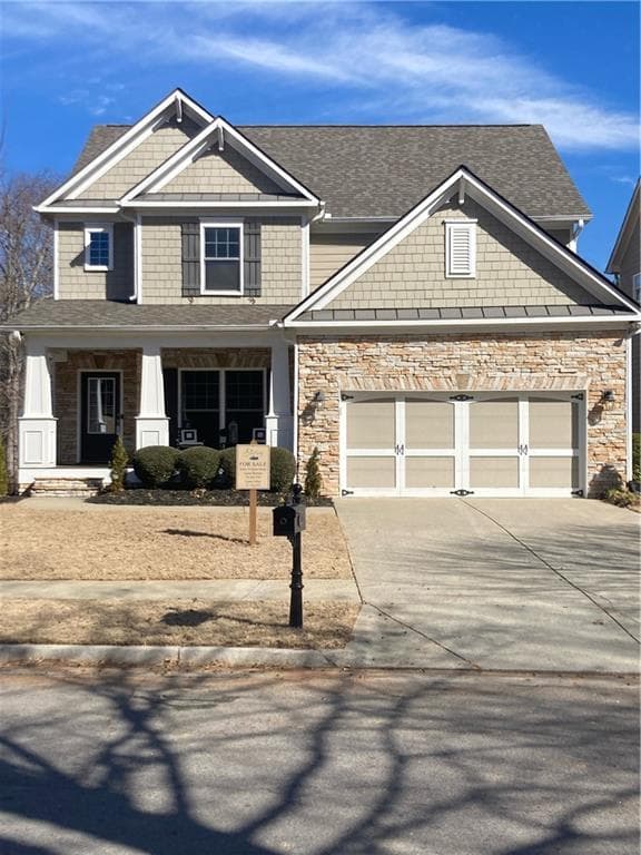 4 bedroom, 4 bathroom single family residence sold at 7876 Keepsake Lane, Flowery Branch, GA 30542