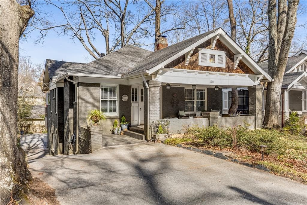 4 bedroom, 4 bathroom, 3,400 sq ft single family residence sold at 1316 North Avenue, Atlanta, GA 30307