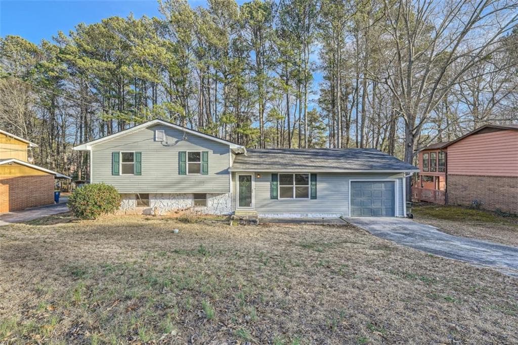 3 bedroom, 2 bathroom single family residence sold at 2536 NW Ridgecrest Drive, Kennesaw, GA 30152
