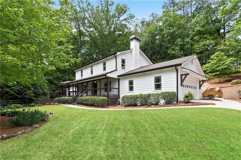 4 bedroom, 3 bathroom single family residence sold at 2100 Wood Court, Marietta, GA 30062