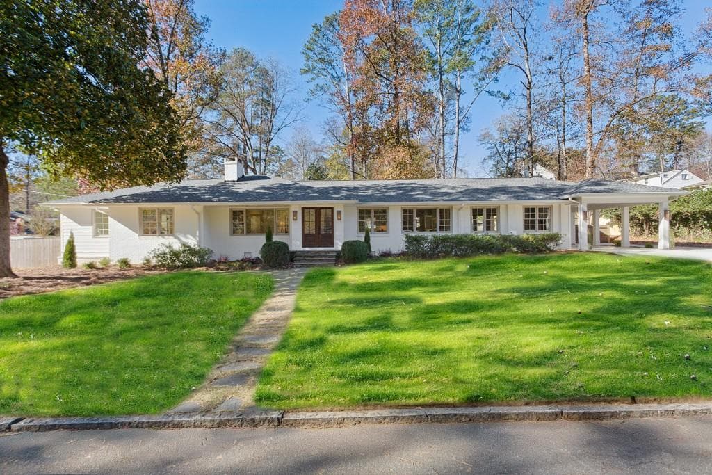 3 bedroom, 3 bathroom single family residence sold at 436 Valley Brook Drive, Atlanta, GA 30342