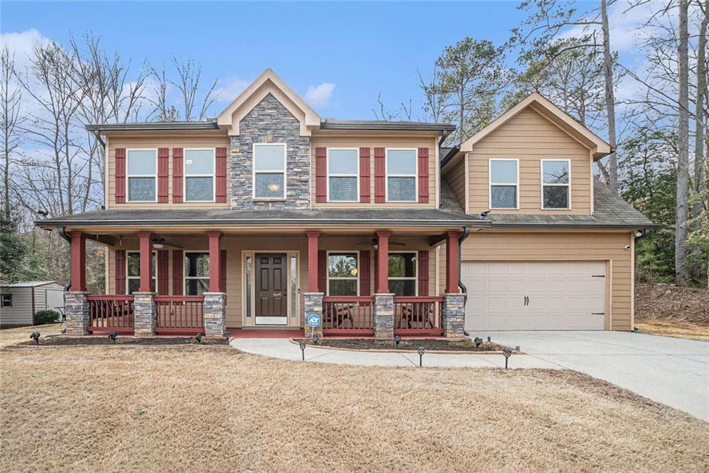 4 bedroom, 3 bathroom single family residence sold at 1005 Greenridge Trail, Loganville, GA 30052
