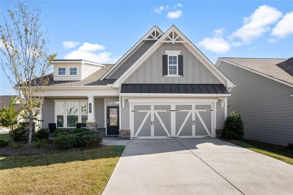 3 bedroom, 2 bathroom single family residence sold at 427 BLUFFS VIEW Lane, Canton, GA 30114