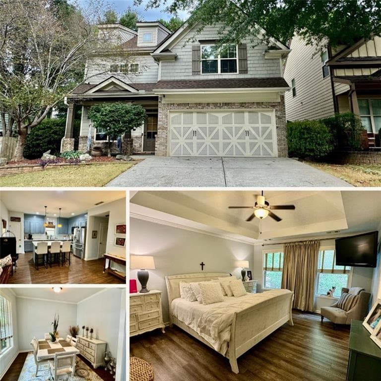 4 bedroom, 3 bathroom single family residence sold at 253 Ascott Lane, Woodstock, GA 30189