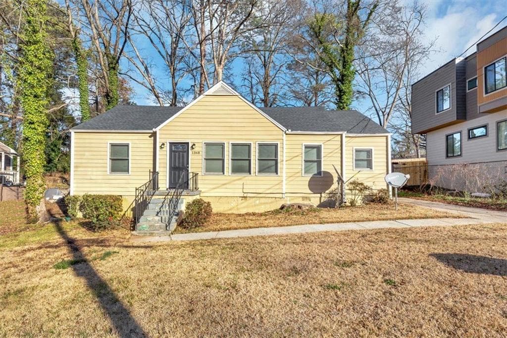 3 bedroom, 1 bathroom single family residence sold at 1368 WICHITA Drive, Atlanta, GA 30311