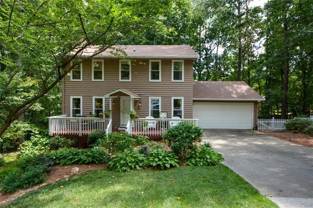 4 bedroom, 3 bathroom single family residence sold at 4848 Green Forest Court, Acworth, GA 30102