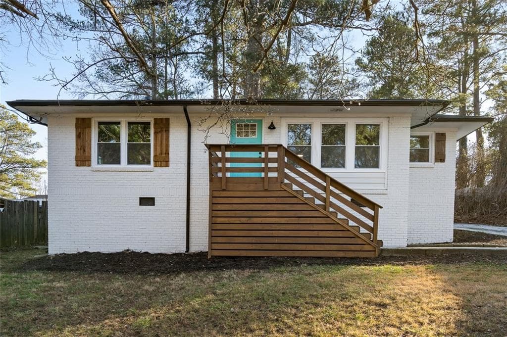 3 bedroom, 2 bathroom single family residence sold at 1303 Rock Springs Street, Forest Park, GA 30297