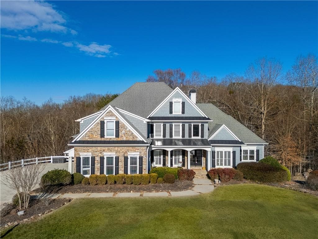 5 bedroom, 6 bathroom, 6,386 sq ft single family residence sold at 3314 Harbour Point Parkway, Gainesville, GA 30506