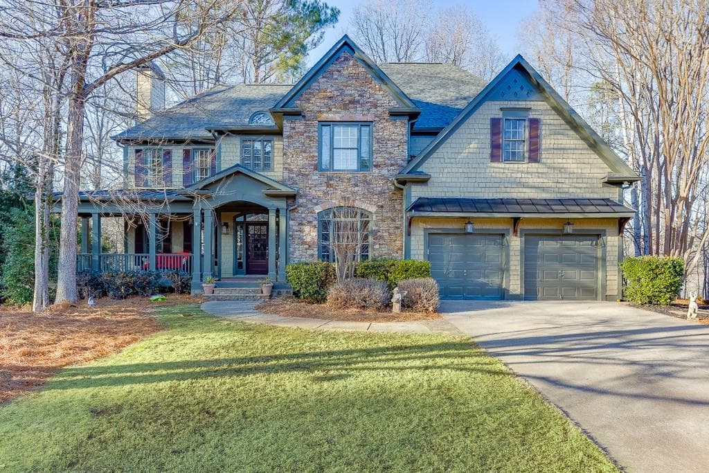 5 bedroom, 5 bathroom single family residence sold at 515 Mossy Creek Court, Alpharetta, GA 30004