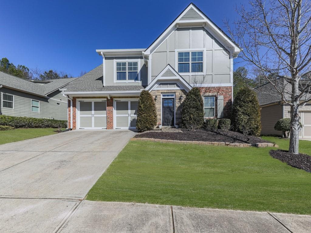 4 bedroom, 4 bathroom, 3,049 sq ft single family residence sold at 217 Towering Peaks, Canton, GA 30114