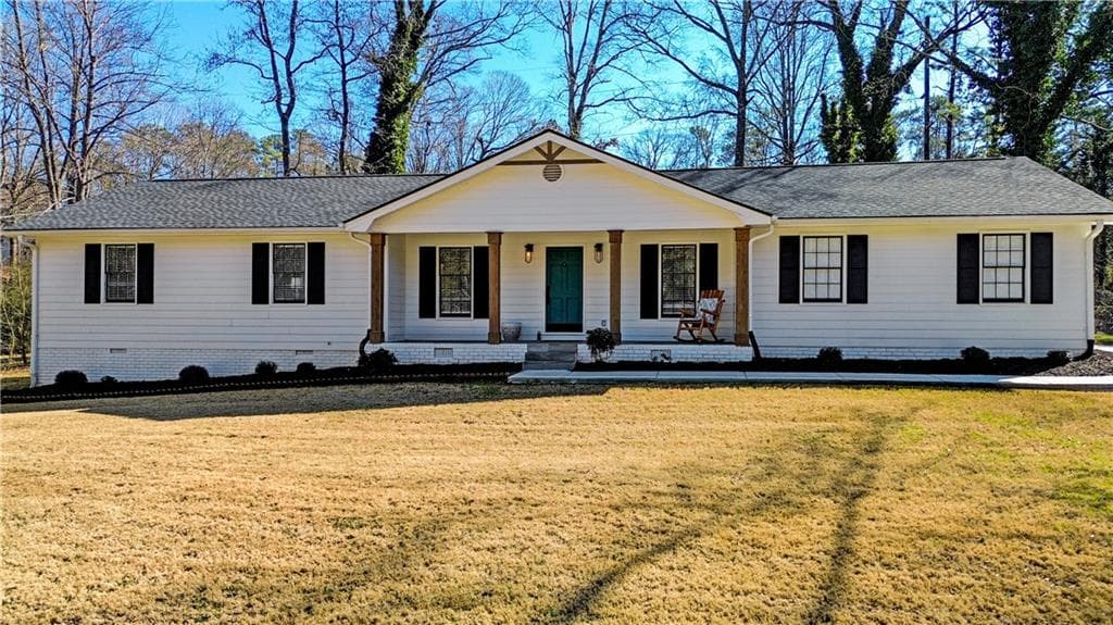 3 bedroom, 2 bathroom single family residence sold at 2622 Marcia Drive, Lawrenceville, GA 30044