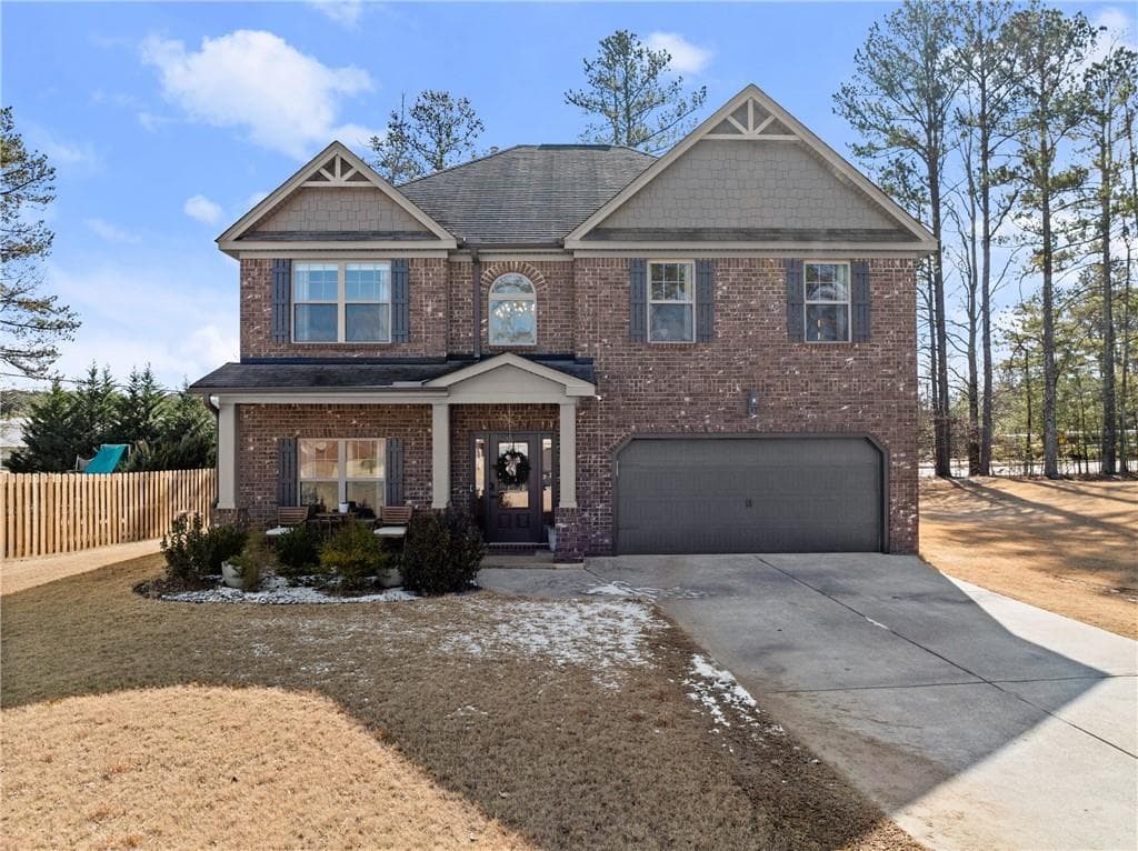 4 bedroom, 3 bathroom single family residence sold at 1323 Champion Run Drive, Dacula, GA 30019
