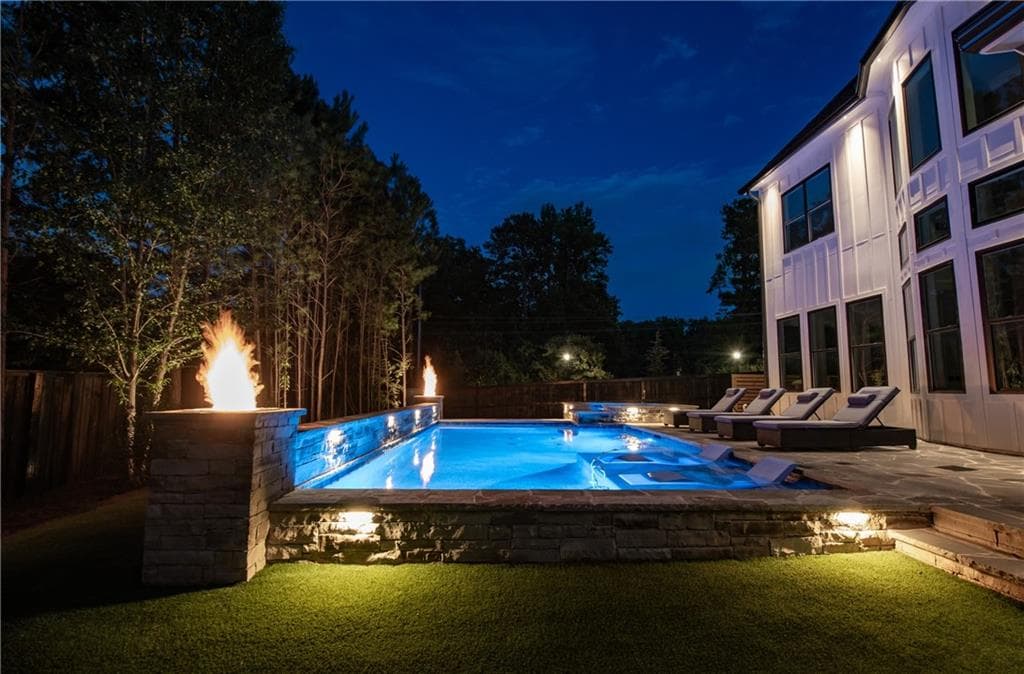 5 bedroom, 5 bathroom single family residence sold at 100 Chateau Place, Woodstock, GA 30188