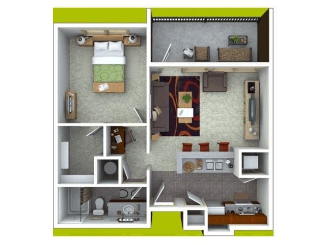 1 bedroom, 1 bathroom, 775 sq ft apartment for rent at 880 Glenwood Avenue 1402, Atlanta, GA 30316 for $1,465 a month — photo 4