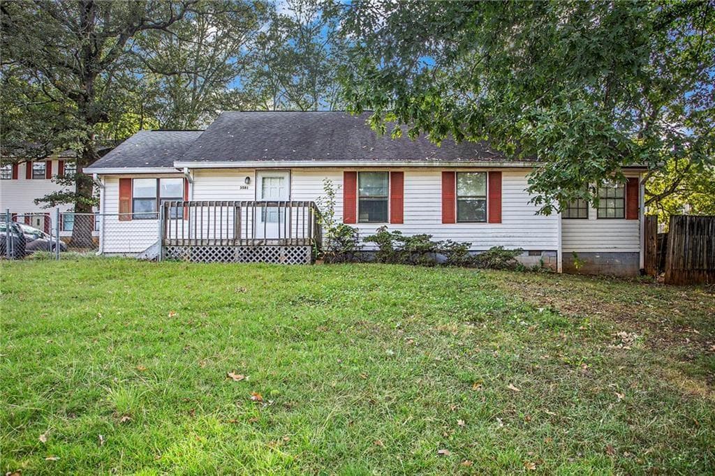4 bedroom, 2 bathroom single family residence sold at 3581 Midway Road, Decatur, GA 30032