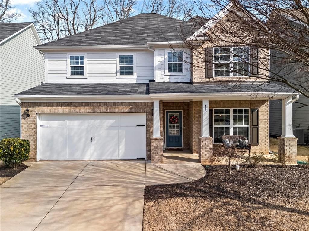 5 bedroom, 3 bathroom single family residence sold at 455 Timberleaf Road, Canton, GA 30115