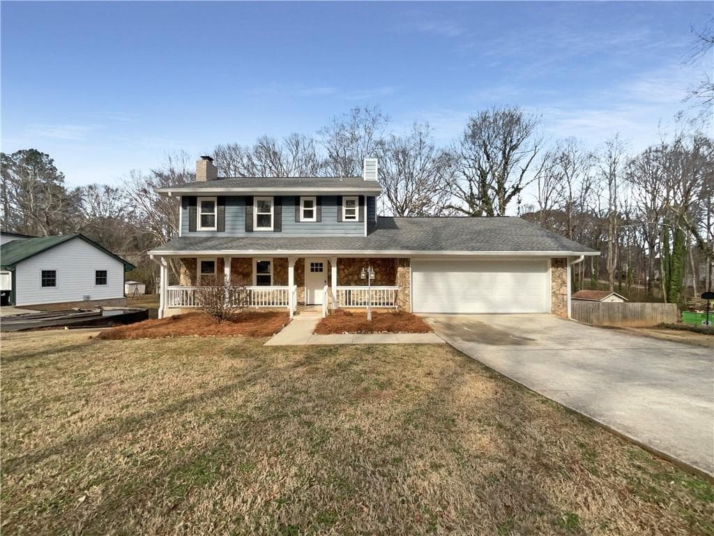 4 bedroom, 3 bathroom single family residence sold at 7330 White Flag Trail, Lithia Springs, GA 30122