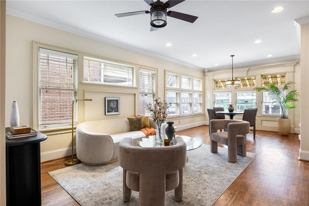 2 bedroom, 1 bathroom, 961 sq ft condominium sold at 653 N Highland Avenue 1, Atlanta, GA 30306