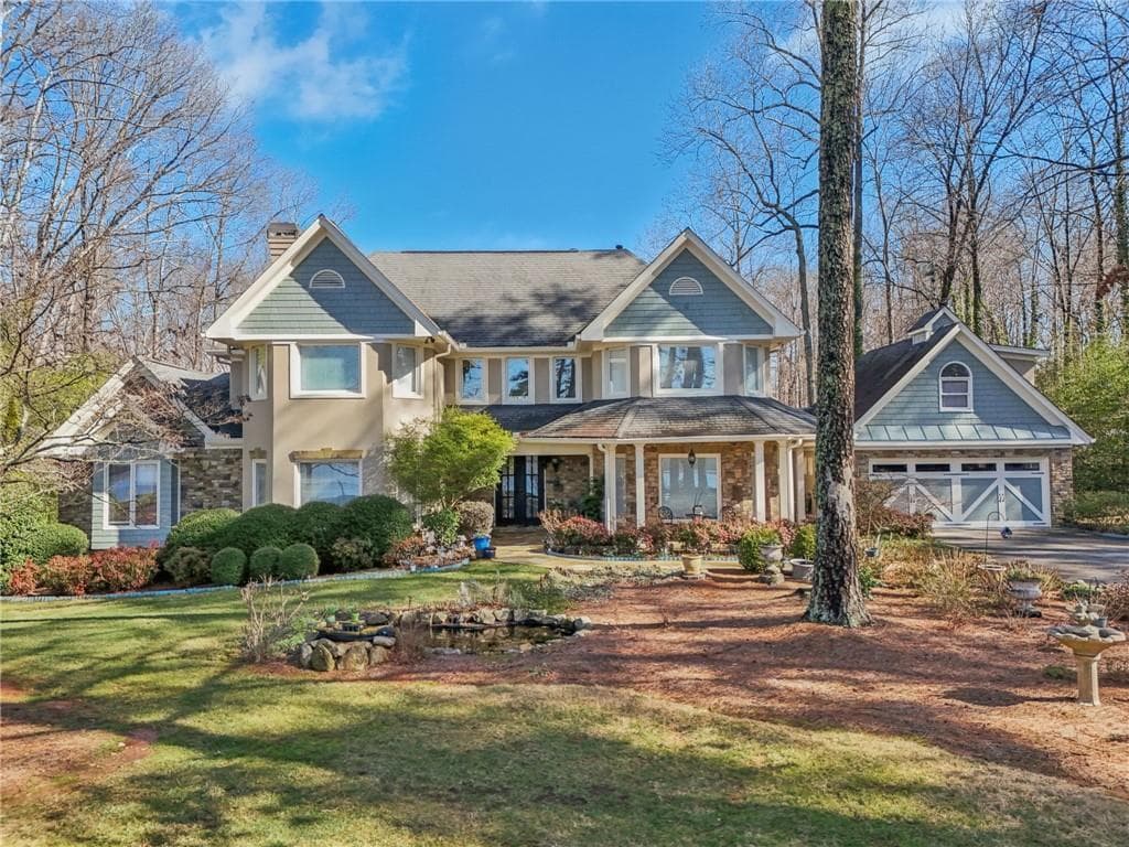 6 bedroom, 5 bathroom single family residence sold at 9865 Buice Road, Alpharetta, GA 30022