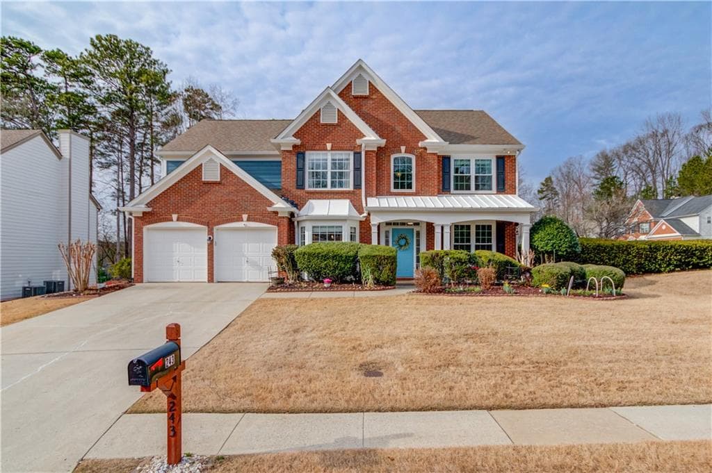 4 bedroom, 3 bathroom, 2,573 sq ft single family residence sold at 243 Wedmore Court, Suwanee, GA 30024