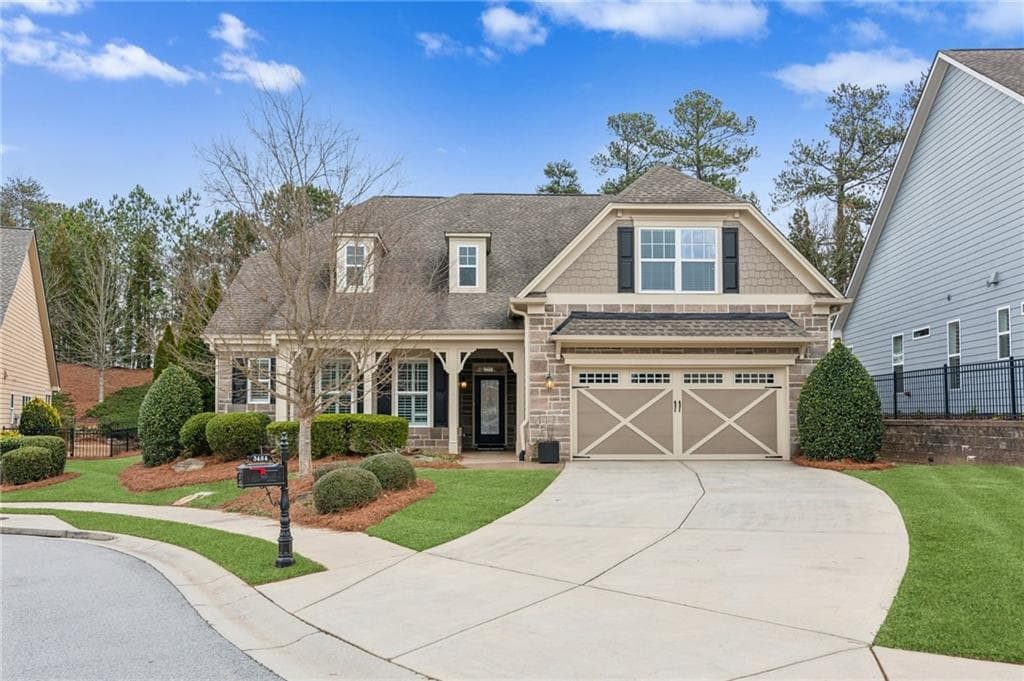 3 bedroom, 3 bathroom single family residence sold at 3484 Blue Spruce Court, Gainesville, GA 30504