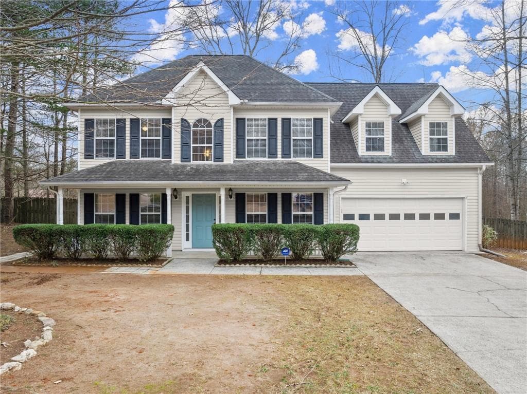4 bedroom, 3 bathroom, 2,121 sq ft single family residence sold at 7309 Coral Lake Drive, Flowery Branch, GA 30542