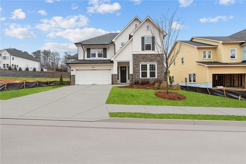 4 bedroom, 4 bathroom single family residence sold at 4790 Briscoe Drive, Cumming, GA 30028