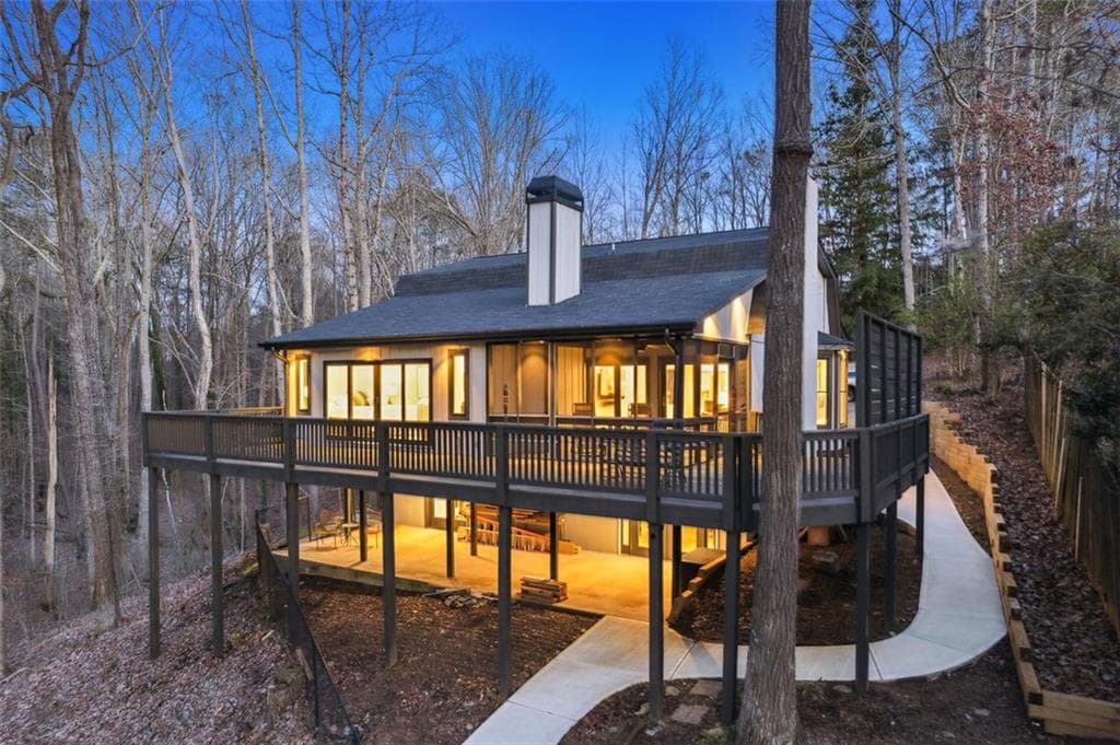 4 bedroom, 4 bathroom, 2,561 sq ft single family residence sold at 5390 Whiporwill Drive, Gainesville, GA 30504