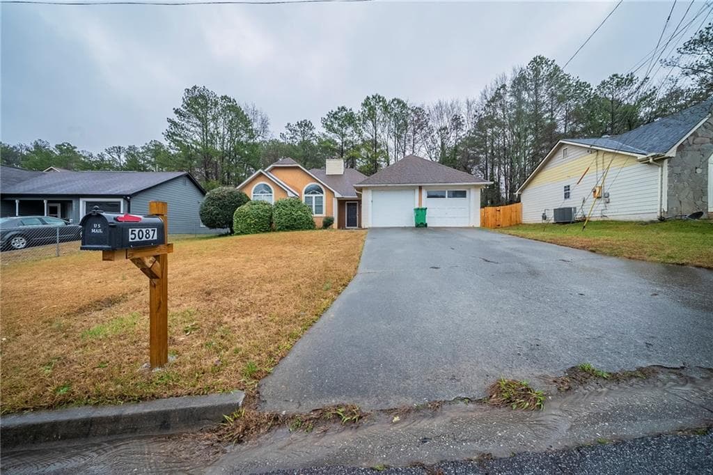 3 bedroom, 2 bathroom single family residence sold at 5087 Donnell Way, Decatur, GA 30035