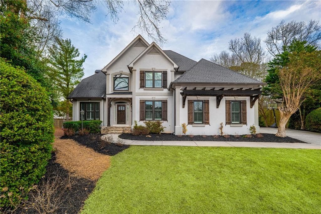 5 bedroom, 3 bathroom, 4,938 sq ft single family residence sold at 1199 Jennifer Oaks Drive, Alpharetta, GA 30004
