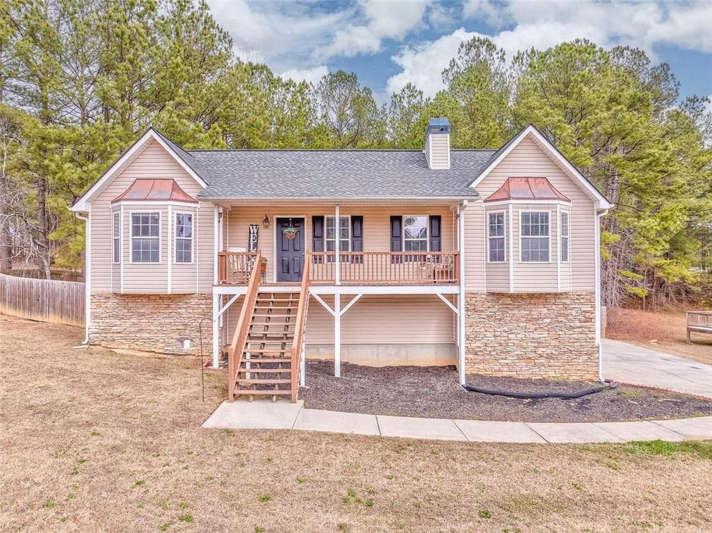 3 bedroom, 2 bathroom single family residence sold at 171 W Fork Way, Temple, GA 30179