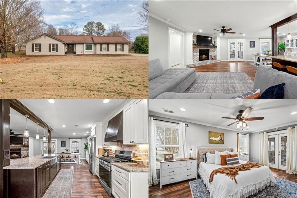 3 bedroom, 3 bathroom single family residence sold at 3472 Rosebud Road, Loganville, GA 30052