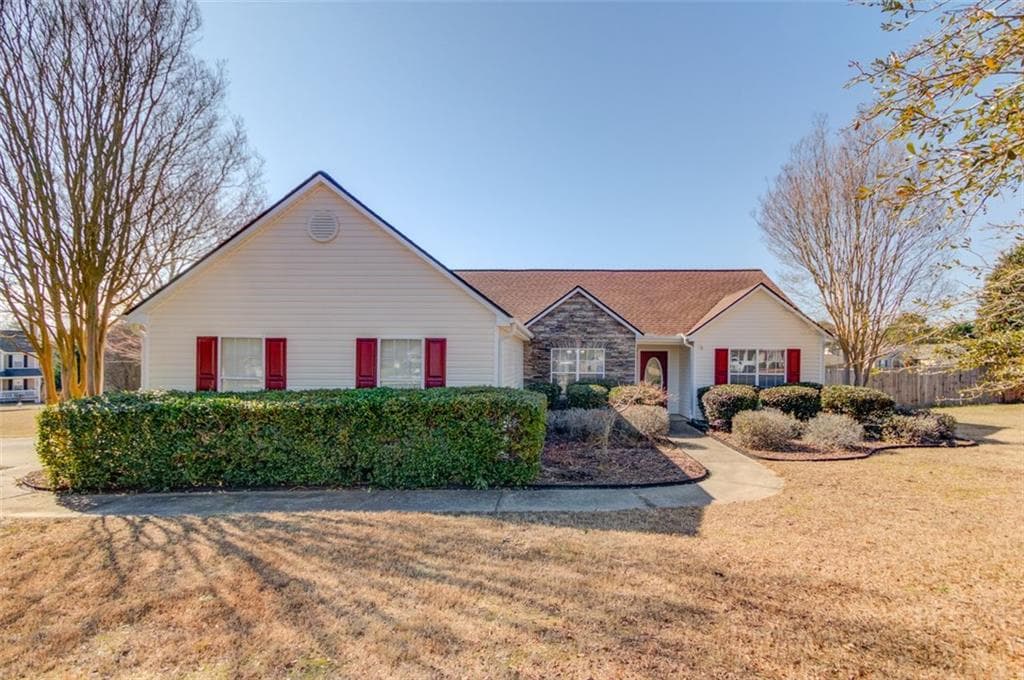 3 bedroom, 2 bathroom single family residence sold at 1553 NICOLE RIDGE Court, Loganville, GA 30052