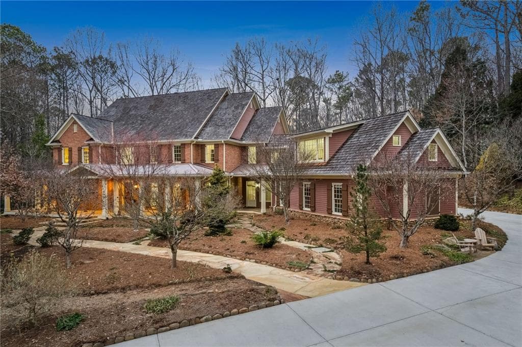 6 bedroom, 9 bathroom single family residence sold at 14805 E Bluff Road, Milton, GA 30004