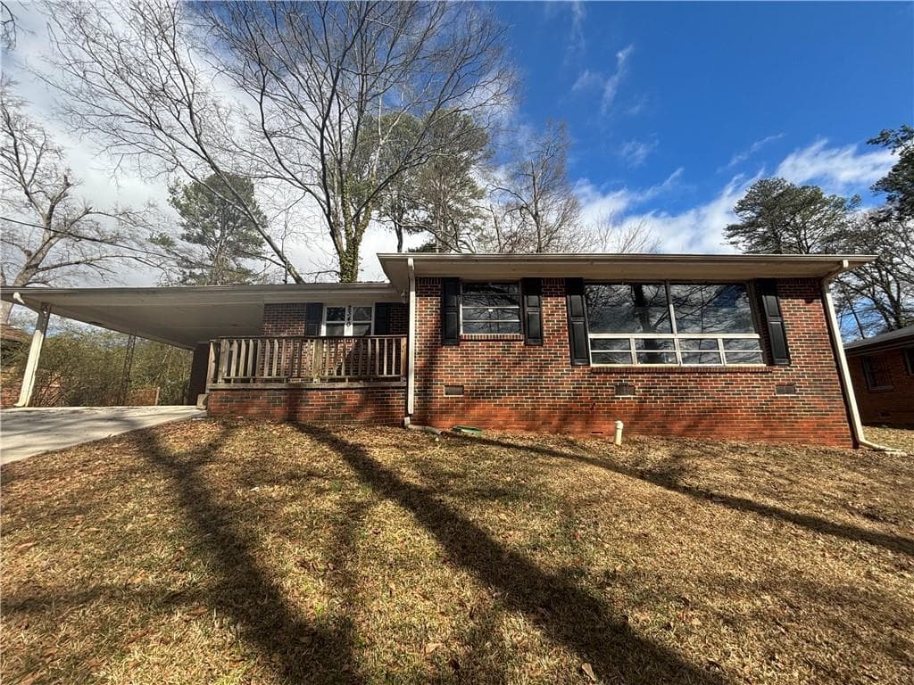 3 bedroom, 2 bathroom single family residence sold at 2340 Dawn Drive, Decatur, GA 30032