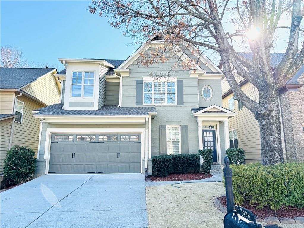 4 bedroom, 3 bathroom single family residence sold at 3596 Harvest Ridge Lane, Buford, GA 30519