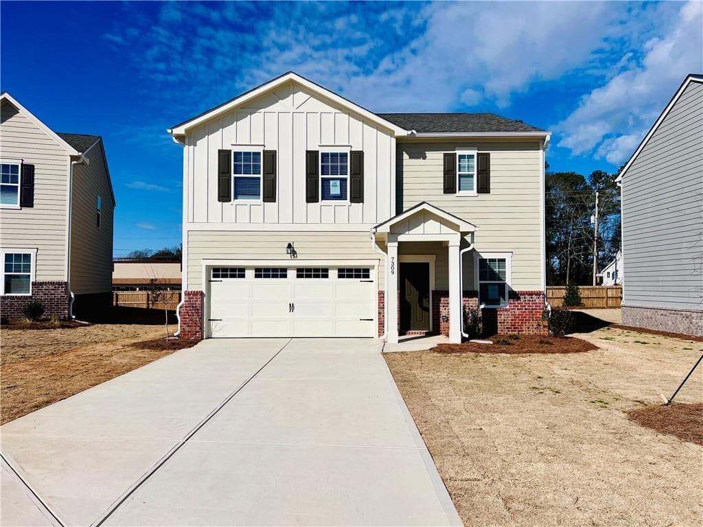 4 bedroom, 3 bathroom single family residence sold at 7722 Sudbury Circle, Covington, GA 30014