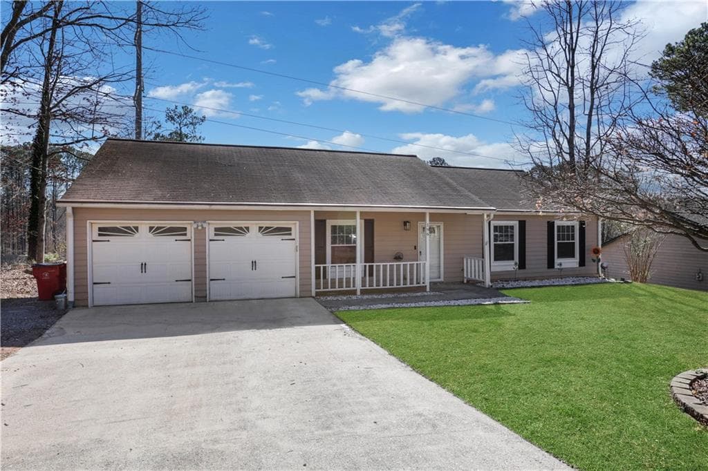 3 bedroom, 2 bathroom single family residence sold at 196 Riverchase Drive, Woodstock, GA 30188
