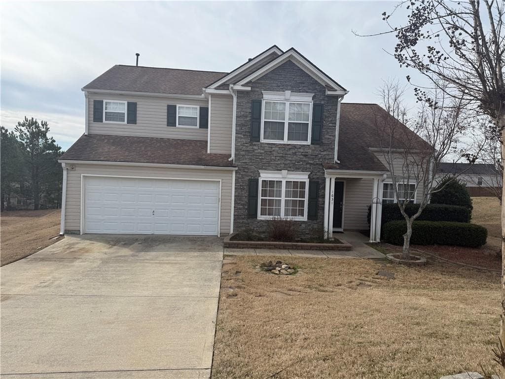 5 bedroom, 3 bathroom single family residence sold at 1631 Royal Ives Drive, Lawrenceville, GA 30045