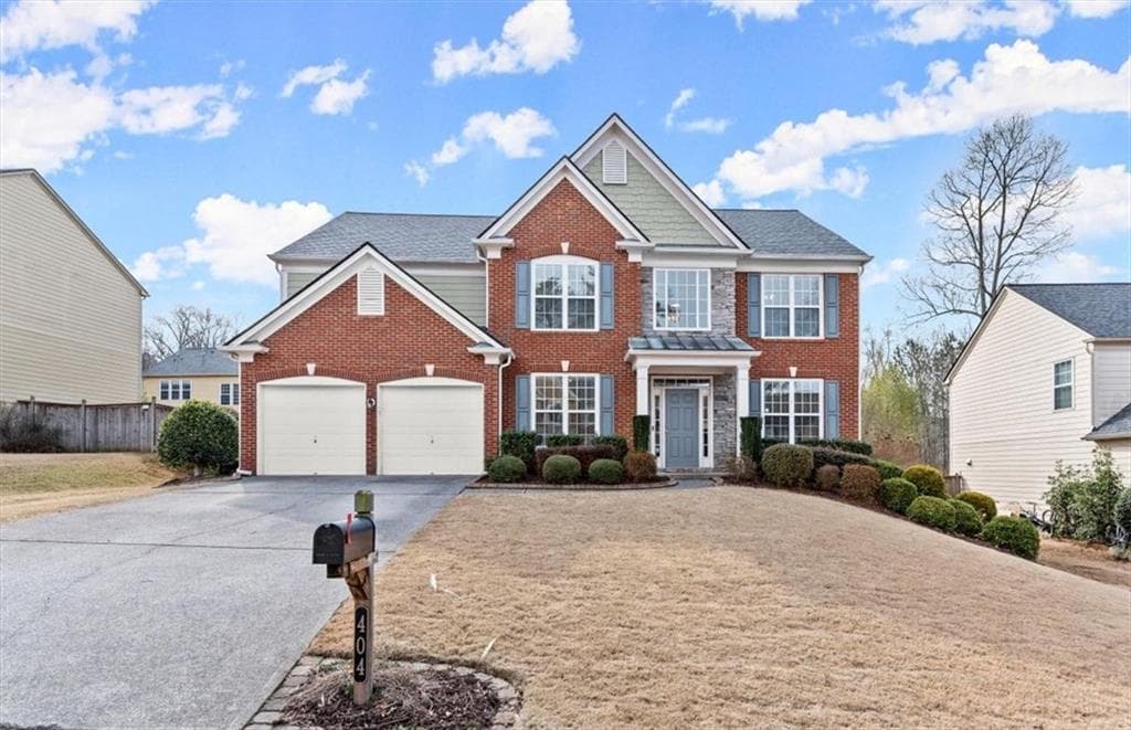 4 bedroom, 3 bathroom single family residence sold at 404 Pinoak Drive, Woodstock, GA 30188