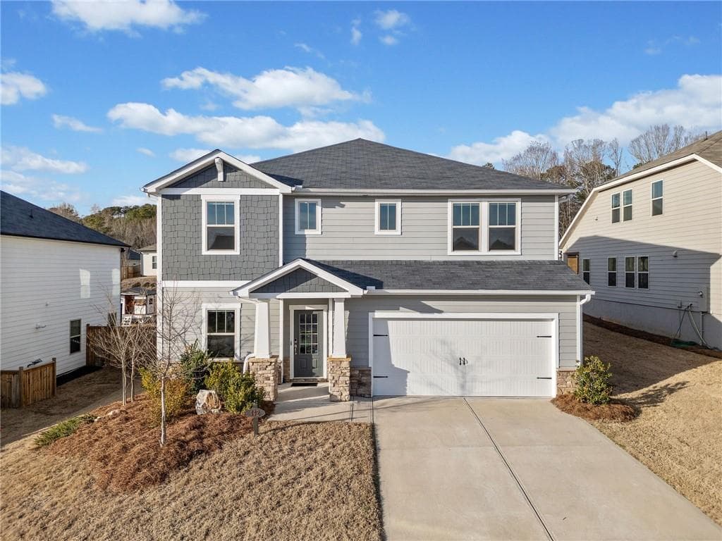 5 bedroom, 3 bathroom single family residence sold at 442 Payne Road, Woodstock, GA 30188