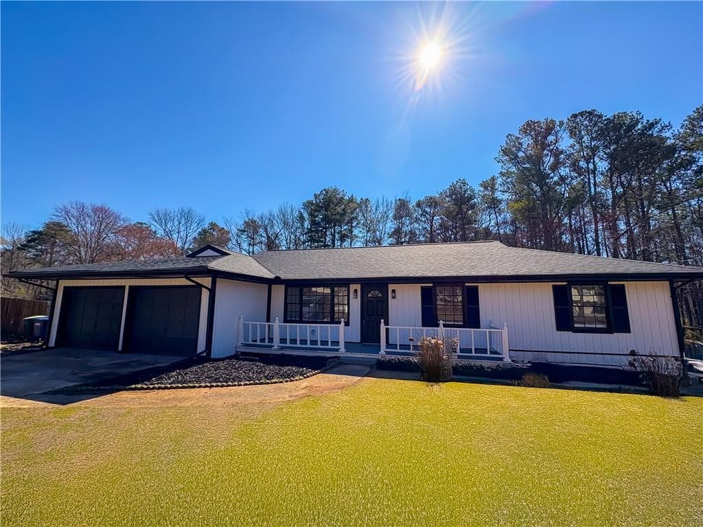 4 bedroom, 2 bathroom single family residence sold at 4347 Maroney Mill Road, Douglasville, GA 30134