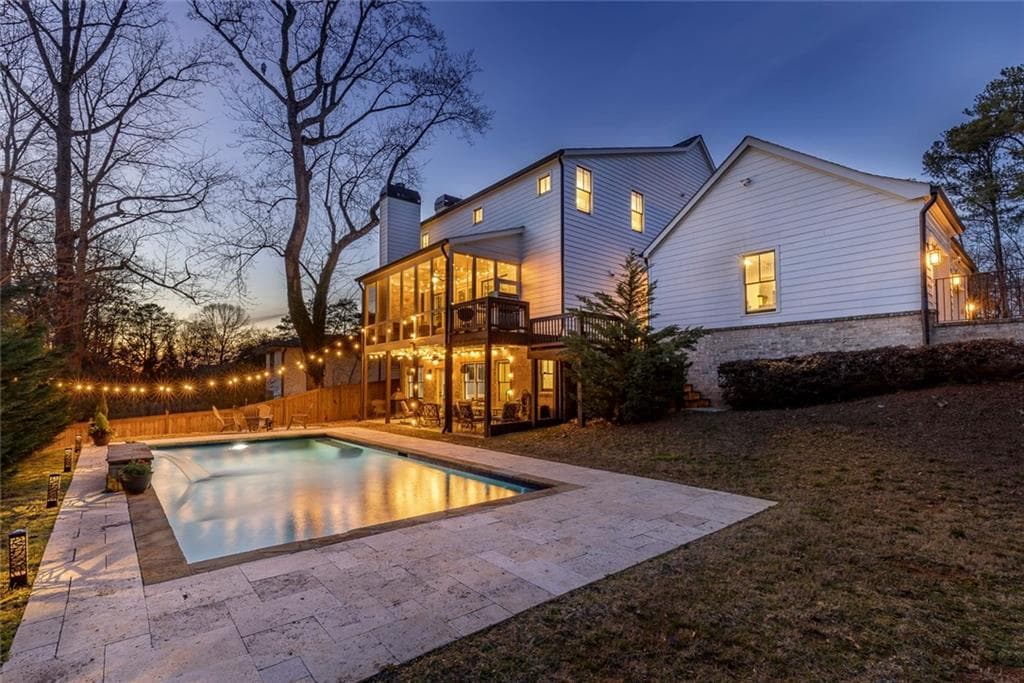 5 bedroom, 6 bathroom single family residence sold at 1537 Harts Mill Road, Brookhaven, GA 30319