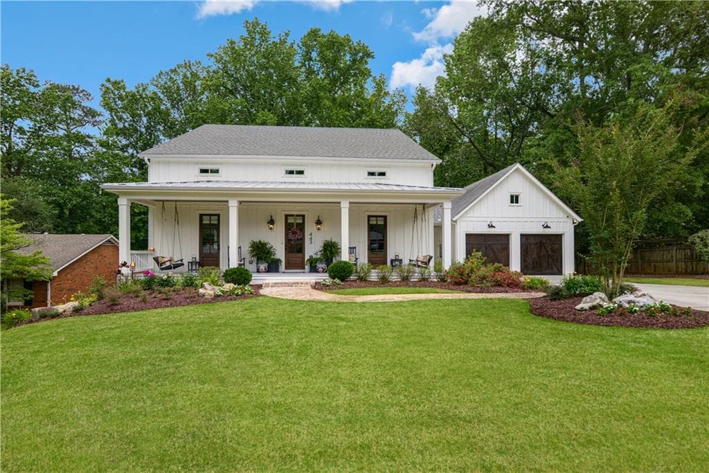5 bedroom, 6 bathroom single family residence sold at 443 Westside Drive, Roswell, GA 30075