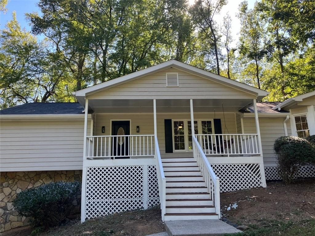 4 bedroom, 3 bathroom single family residence sold at 1320 Sherry Drive, Alpharetta, GA 30009