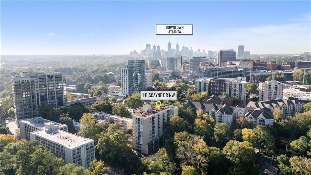 1 bedroom, 1 bathroom condominium sold at 1 Biscayne Drive 809, Atlanta, GA 30309