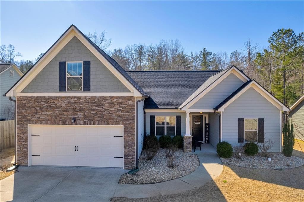 4 bedroom, 2 bathroom single family residence sold at 76 Harrier Drive, Dawsonville, GA 30534