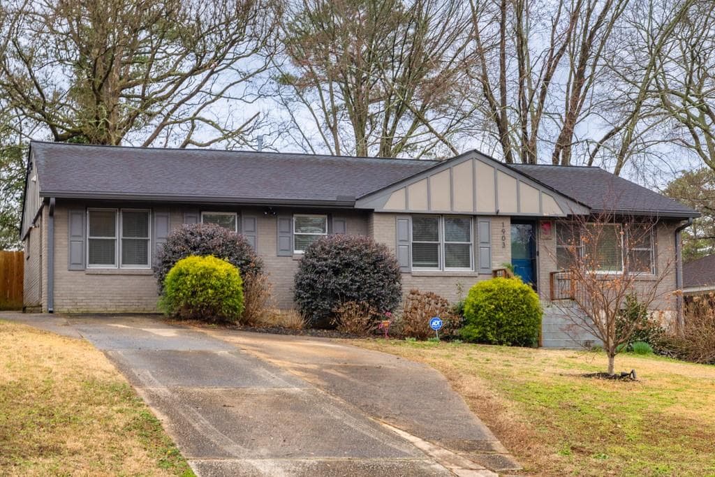 3 bedroom, 2 bathroom single family residence sold at 1903 Longdale Drive, Decatur, GA 30032